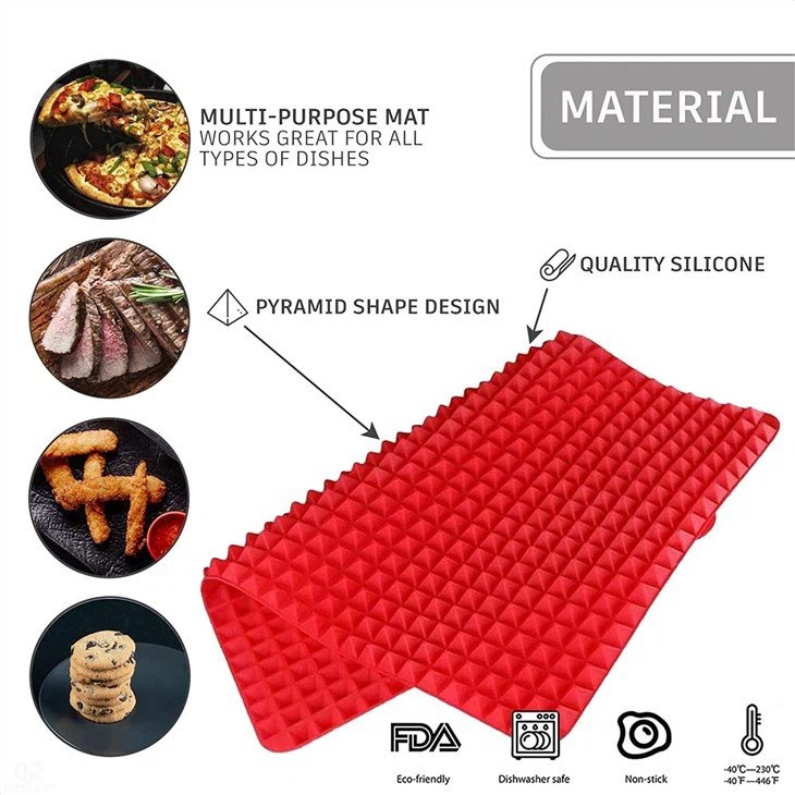 3 heat resistant baking mat