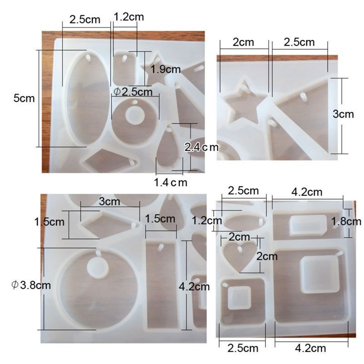 Heart Shape Silicone Resin Mold For Valentine's Day